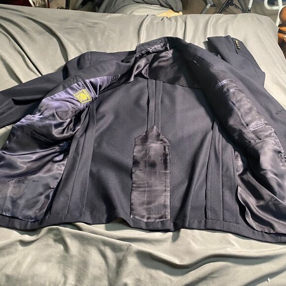 Vintage Oxxford Men's Blazer Jacket 38R 100% Wool Double Button Workwear Formal - Picture 12 of 16